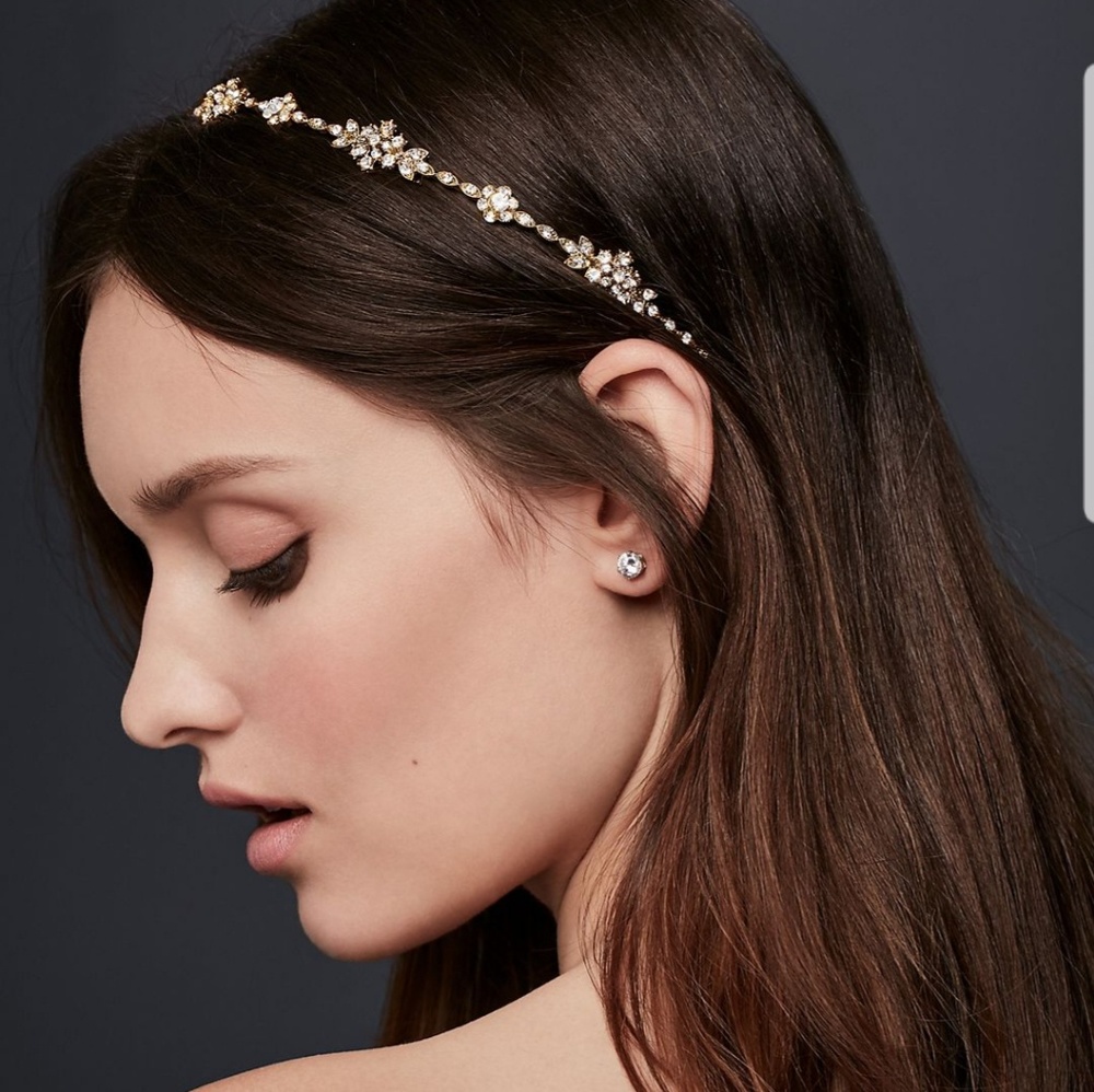 Crystal cluster headband